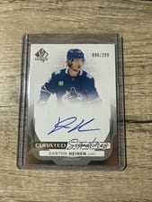 2024-25 SP Authentic Curated Signatures Danton Heinen #SPC-DH card