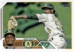 2023 Topps Base Set Dany Jimenez #164 card