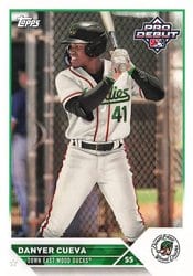 2023 Topps Pro Debut Base Set Danyer Cueva #PD-2 card