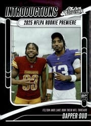 2025 Panini Absolute Introductions Dapper Duo #I-TFN card