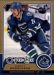 2008-09 O-Pee-Chee Base Set Darcy Hordichuk #697 card