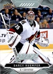 2019-20 Upper Deck MVP Base Set Darcy Kuemper #135 card