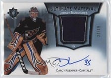2022-23 Upper Deck Ultimate Collection Ultimate Material Signatures Darcy Kuemper #UMS-DK card