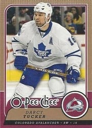 2008-09 O-Pee-Chee Base Set Darcy Tucker #260 card