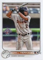 2022 Topps Pro Debut Base Set Darell Hernaiz #PD-10 card