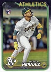 2024 Topps Update Base Set Darell Hernaiz #US132 card