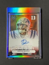 2025 Bowman University Best Bowman Showpieces Autographs Refractor Darian Mensah #BSA-DME card