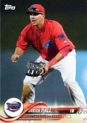 2018 Topps Pro Debut Base Set Darick Hall #185 card