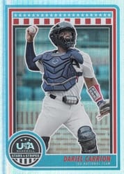 2025 Panini Stars & Stripes Base Set Dariel Carrion #48 card