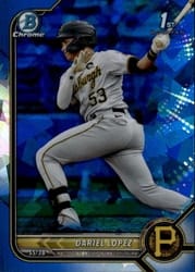2022 Bowman Sapphire Edition Base Set Dariel Lopez #BCP-56 card