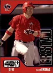 2002 Upper Deck 40-Man Base Set Darin Erstad #1 card