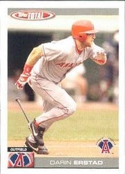 2004 Topps Total Base Set Darin Erstad #45 card
