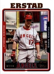 2005 Topps Base Set Darin Erstad #21 card