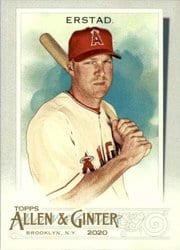 2020 Topps Allen & Ginter Base Set Darin Erstad #304 card