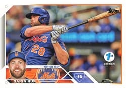 2023 Topps 1st Edition Base Set Darin Ruf #70 card