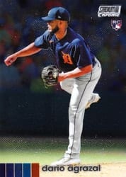 2020 Stadium Club Chrome Base Set Dario Agrazal #65 card