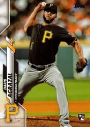 2020 Topps Base Set Dario Agrazal #322 card