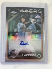 2024 Topps Pro Debut Chrome Autographs Dario Laverde #PDC-38 card