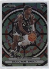 2023 Panini Prizm Draft Picks Stained Glass Dariq Whitehead #13 card