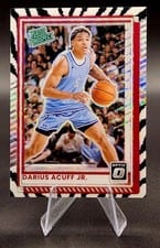 2025 Panini Donruss Darius Acuff Jr. White Tiger Optic #63 card