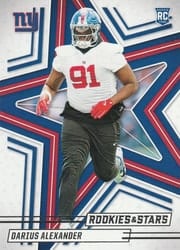 2025 Panini Rookies & Stars Base Set Darius Alexander #115 card