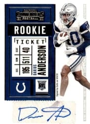 2020 Panini Contenders Base Set Darius Anderson #297 card