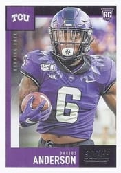 2020 Score Base Set Darius Anderson #378 card