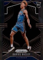 2019-20 Panini Prizm Base Set Darius Bazley #289 card
