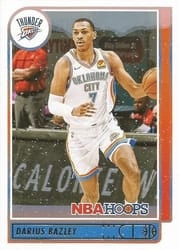 2021-22 Hoops Winter Base Set Darius Bazley #23 card