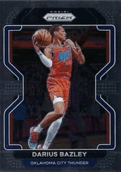 2021-22 Panini Prizm Base Set Darius Bazley #237 card