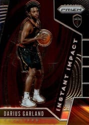 2019-20 Panini Prizm Instant Impact Darius Garland #14 card