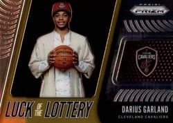2019-20 Panini Prizm Luck of the Lottery Darius Garland #5 card