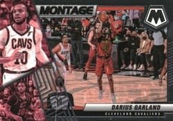 2021-22 Panini Mosaic Montage Darius Garland #7 card