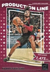 2022-23 Donruss Production Line Darius Garland #4 card