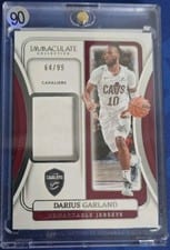 2023-24 Panini Immaculate Collection Remarkable Jerseys Darius Garland #10 card