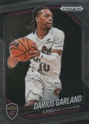 2024-25 Panini Prizm Black Base Set Darius Garland #79 card