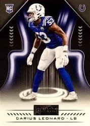 2018 Panini Playbook Base Set Darius Leonard #192 card