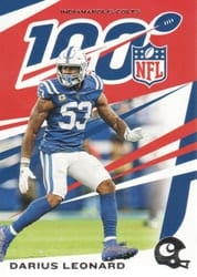 2019 Panini Chronicles Base Set Darius Leonard #41 card