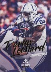 2019 Panini Luminance Base Set Darius Leonard #19 card