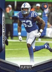 2019 Panini Playoff Base Set Darius Leonard #57 card