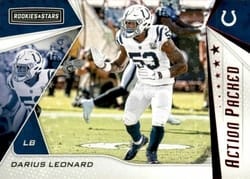 2019 Panini Rookies & Stars Action Packed Darius Leonard #AP-DL card