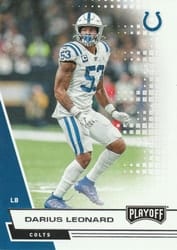 2020 Panini Playoff Base Set Darius Leonard #61 card