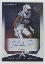 2021 Panini Chronicles Ascension Autographs Darius Leonard #ASC-DLE card