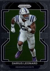 2021 Panini Prizm Base Set Darius Leonard #27 card