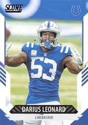 2021 Score Base Set Darius Leonard #164 card