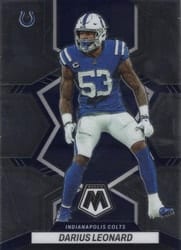 2022 Panini Mosaic Base Set Darius Leonard #86 card