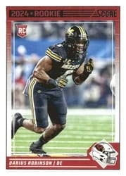 2024 Score Base Set Darius Robinson #326 card