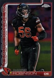 2025 Topps Chrome Base Set Darius Robinson #9 card