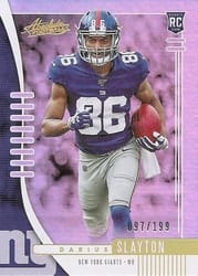 2019 Panini Absolute Base Set Darius Slayton #108 card