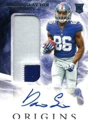 2019 Panini Origins Base Set Darius Slayton #139 card